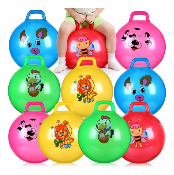 Brinquedo Bola Inflável Upa Upa 50cm Com Selo Imetro Menino e Menina