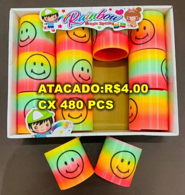 Mágico Arco-Íris Brinquedos De Mola Antiestresse Jogo Engraçado Anti-stress
