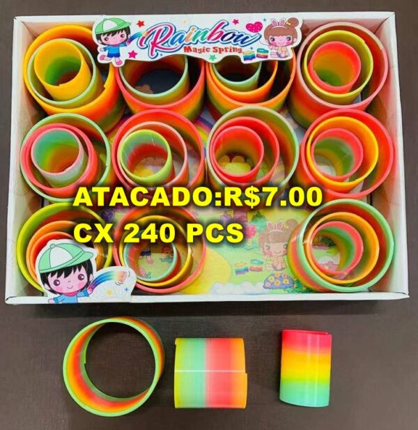 Mágico Arco-Íris Brinquedos De Mola Antiestresse Jogo Engraçado Anti-stress