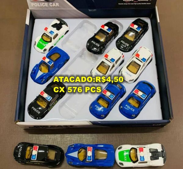 Carrinho De Metal Fricção Miniatura