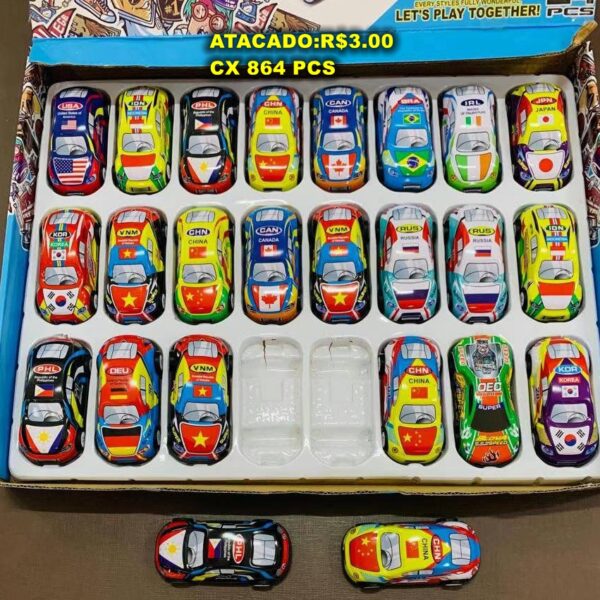 Cartelas Fechadas 1440 Carrinhos De Metal Brinquedo