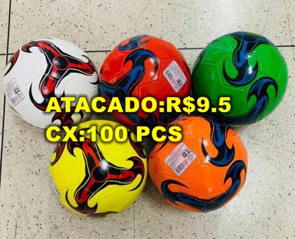Bola Futebol Campo Tamanho Oficial Costurada Número 5