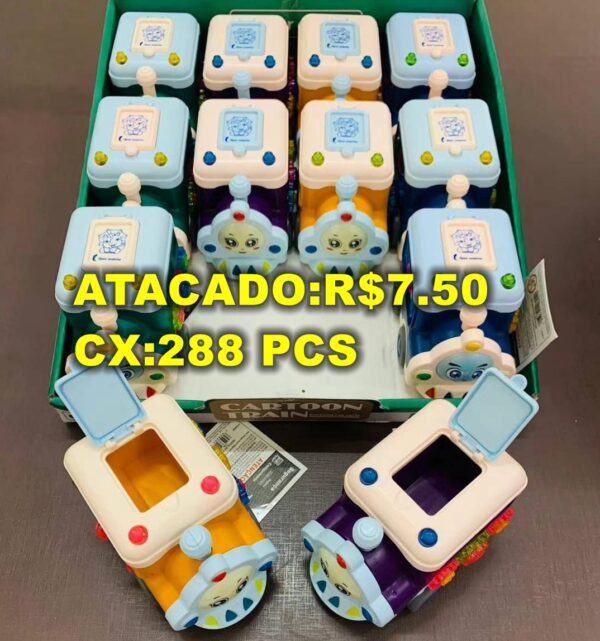 Carrinho de Fricção 4x4 Trem