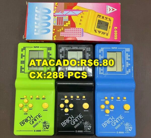 Vídeo Game Portátil 9999 Jogos em 1 Mini Game Antigo Retrô