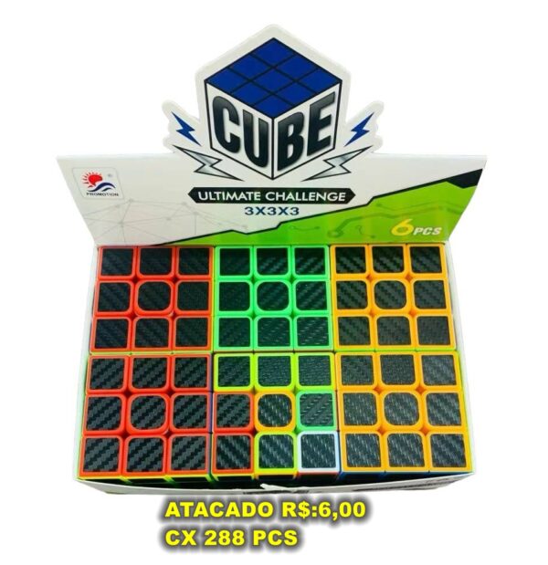 Cubo Mágico Rubik Profissional 3x3  Sem Adesivo