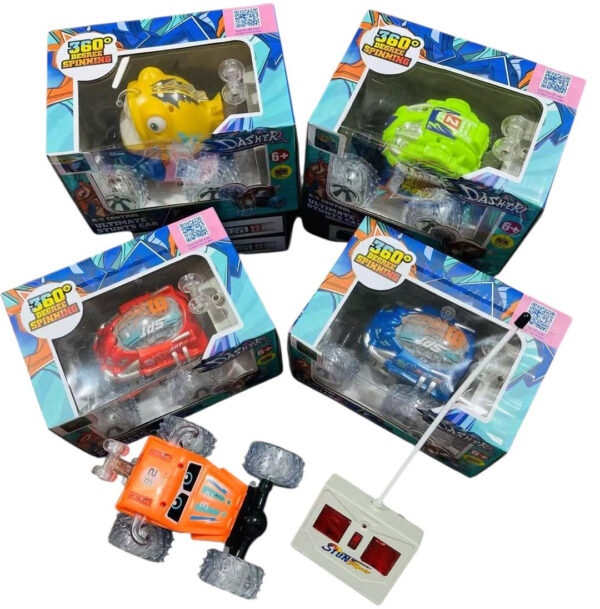 Carinho Controle Remoto Carro Maluco Gira 360º
