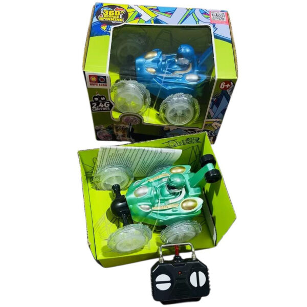 Carinho Controle Remoto Carro Maluco Gira 360º