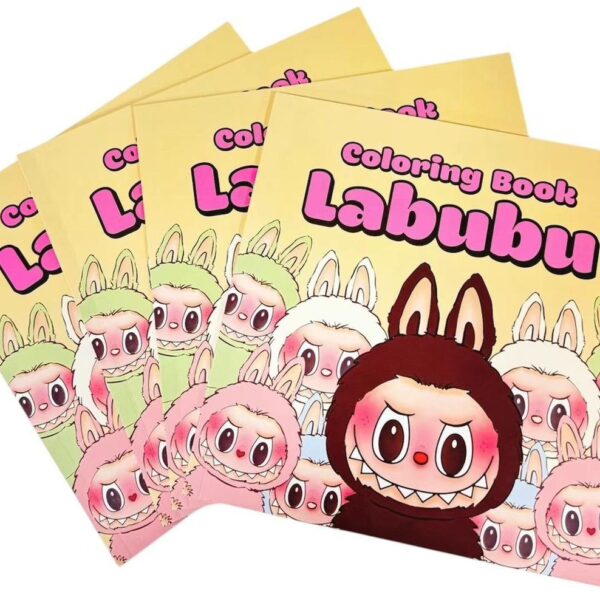 LIVRO DE COLORIR LABUBU 24 PÁGINAS