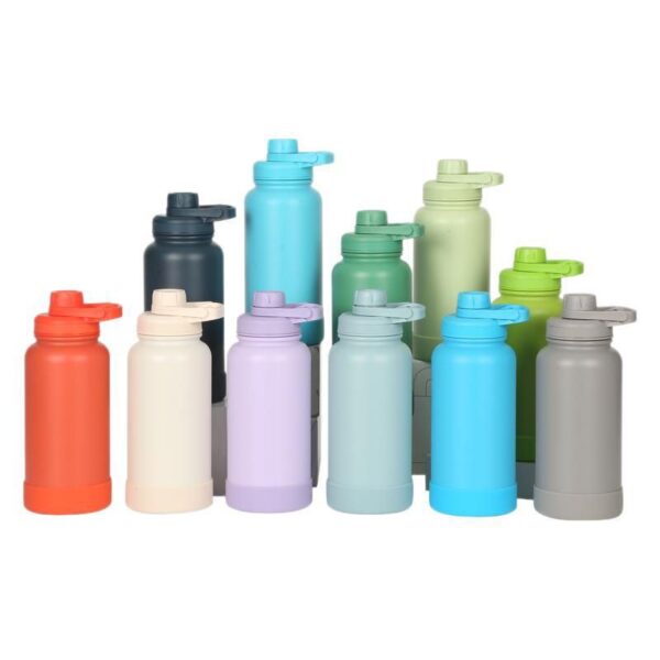 Garrafa Térmica 350ML com Proteção de Silicone