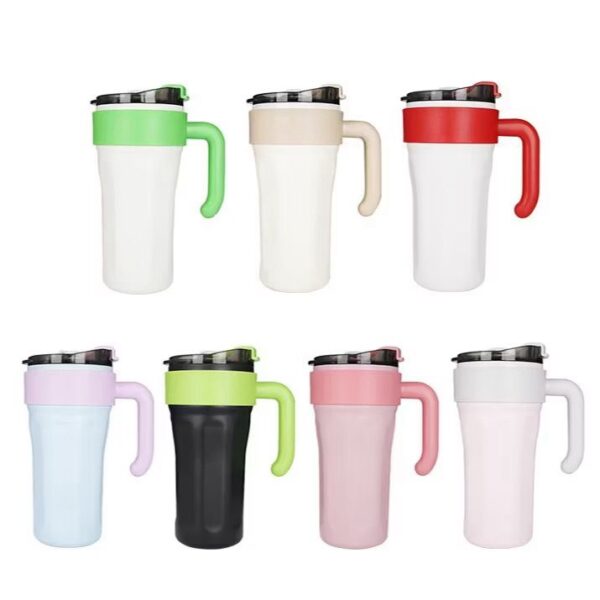 Copo Térmico 800ml Aço Inox Alça Academia Sport