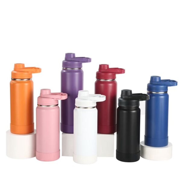 Garrafa Térmica 600ML com Proteção de Silicone