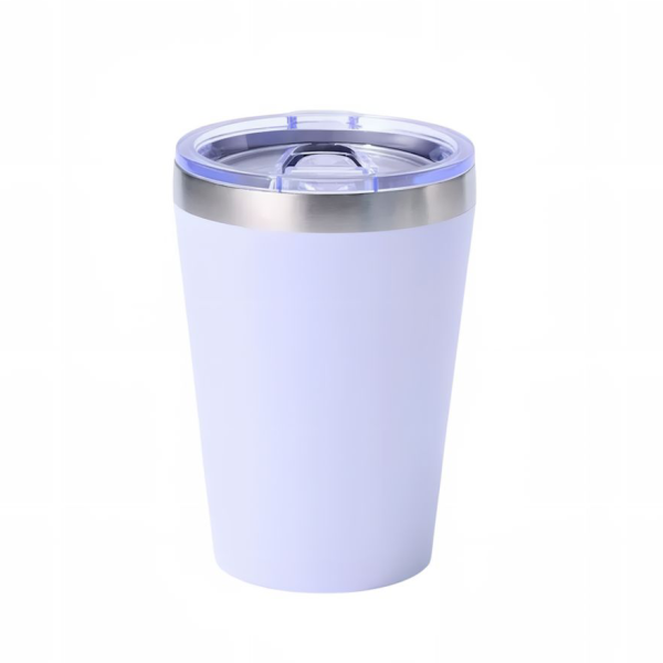 Copo Térmico 360ML Inox Com Tampa Acrílica (Branco)
