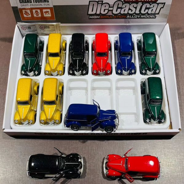 Carrinho Fusca Ferro Fricção Metal Miniatura Brinquedo