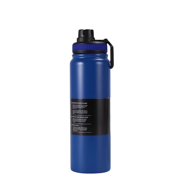 Garrafa Térmica Inox de 800ml (Azul Marinho)