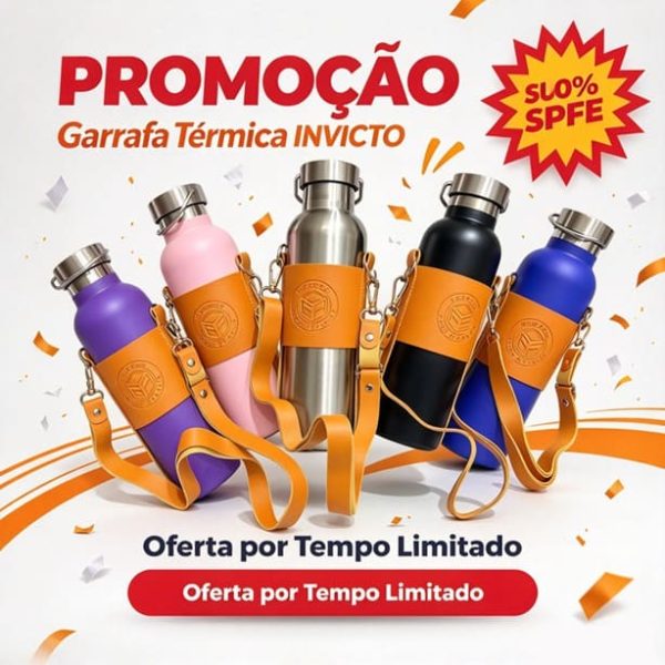 Garrafa Isotérmica 750ML Com Alça PROMOÇÃO